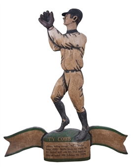 Ty Cobb Wooden Hand Carved 42" Tall Artwork from New York City Area Bar 